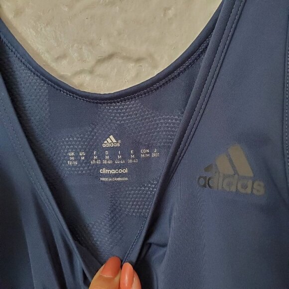 Adidas Climacool Blue Tank Top - Picture 4 of 5